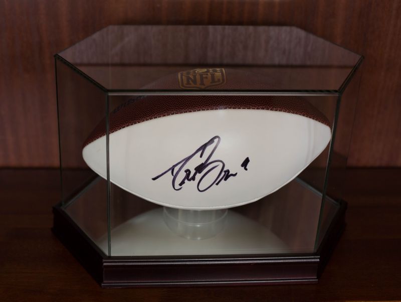 drew brees signed football